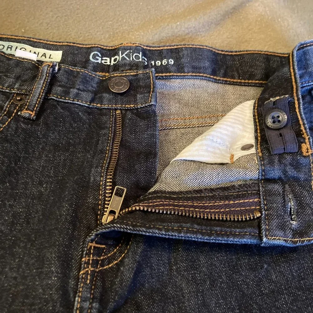NWOT Boy GAP Kids 1969 Original Denim Jeans Size 18R (#3)